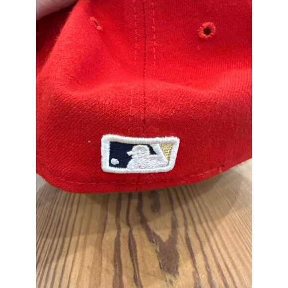 New Era 59Fifty MLB Washington Nationals Fitted Red Hat 7 1/4 - Picture 3 of 6